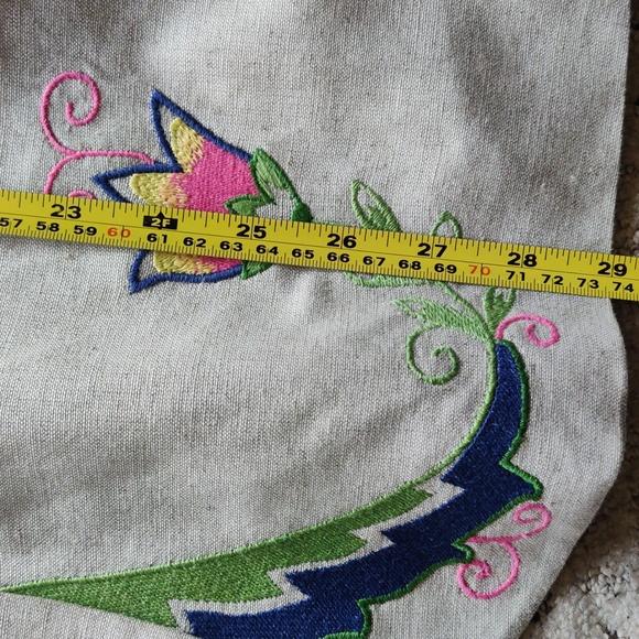 Harve Bernard NWOT linen embroidered skirt set size 12 - Picture 10 of 16